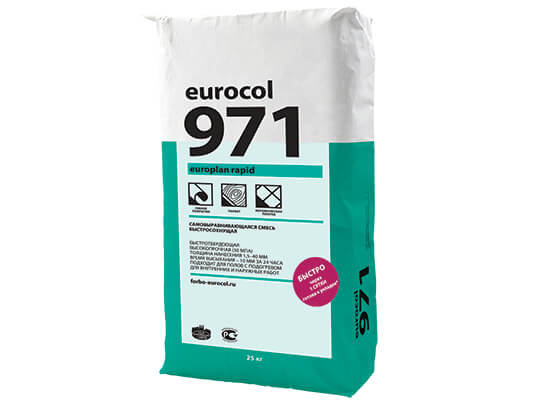 Смесь Forbo Eurocol 971 Europlan Rapid 25кг