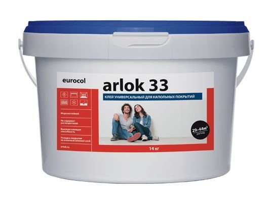 Клей Arlok 33 для напольных покрытий 14 кг