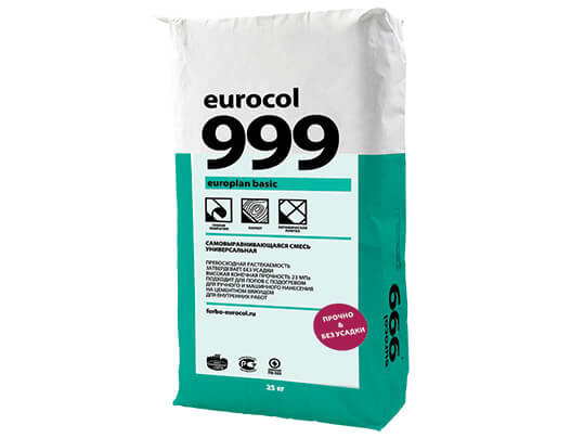 Смесь Forbo Eurocol 999 Europlan Basic 25кг